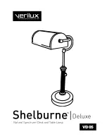 Verilux Shelburne Deluxe VD05 User Manual preview