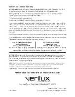 Предварительный просмотр 8 страницы Verilux VD09 Owner'S Manual