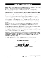 Preview for 12 page of Verilux VT05 Instructions Manual