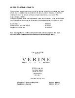 Preview for 13 page of Verine Orbis NVICC**MN User Instructions