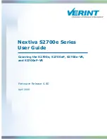 Предварительный просмотр 1 страницы Verint Nextiva S2700e User Manual