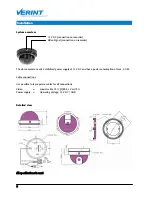 Предварительный просмотр 6 страницы Verint RP 500 Series Mounting And Operating Instructions