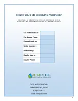 Preview for 2 page of VERIPURE VERIPUREVPC7000 Owner'S Manual