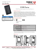 Preview for 1 page of VERIS INDUSTRIES, INC. GWN Series Installation Manual