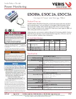 Предварительный просмотр 1 страницы Veris Industries E50B1A Installation Manual