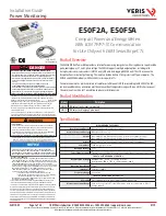 Preview for 1 page of Veris Industries E50F2A Installation Manual