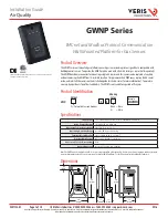 Veris Industries GWNP Series Installation Manual предпросмотр