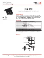 Предварительный просмотр 1 страницы Veris Industries H623-10 Installation Manual