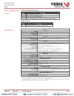 Preview for 2 page of Veris Industries H81 Series Installation Manual