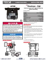 Preview for 1 page of Veris Industries Hawkeye 738 Installation Manual