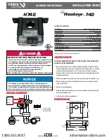 Preview for 1 page of Veris Industries Hawkeye 740 Installation Manual