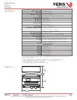 Preview for 2 page of Veris Industries PWXN07C Installation Manual