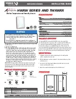 Veris Aerospond HWXW Series Installation Manual preview