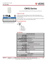 Предварительный просмотр 1 страницы Veris CWE2 Series Installation Manual