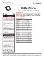 Veris H681-5A Series Installation Manual предпросмотр