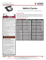 Veris H681-V Series Installation Manual preview