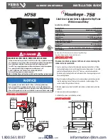 Предварительный просмотр 1 страницы Veris Hawkeye 758 Installation Manual