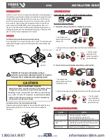 Предварительный просмотр 2 страницы Veris Hawkeye 758 Installation Manual