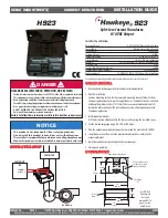 Veris Hawkeye 923 Installation Manual предпросмотр