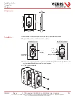 Preview for 2 page of Veris TE series Installation Manual