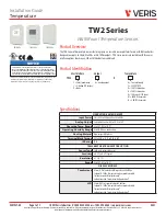 Veris TW2 Protocol Series Installation Manual предпросмотр