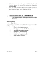 Preview for 15 page of VeriSmart EcoHeat C11 Installation And User Manual