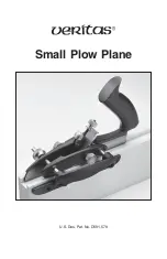 Preview for 1 page of VERITAS Small Plow Plane Quick Start Manual