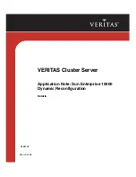 Предварительный просмотр 1 страницы VERITAS Sun Enterprise 10000 Manual