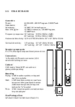 Предварительный просмотр 4 страницы Verity Audio Ambience Series User Manual