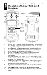 Предварительный просмотр 7 страницы Verity Audio NeuroTrac Labour TENS Operator'S Manual