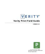 Verity Audio Print Field Manual предпросмотр