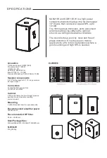 Preview for 2 page of Verity Audio SUB210V User Manual