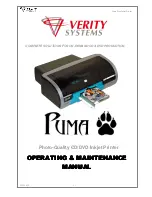 Verity Systems Puma Operating & Maintenance Manual preview