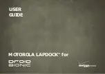 Verizon Wireless MOTOROLA LAPDOCK User Manual preview