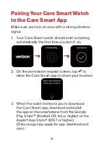 Предварительный просмотр 10 страницы Verizon Care Smart User Manual