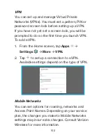 Preview for 102 page of Verizon ellipsis 10HD User Manual