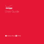 Verizon HTC Windows Phone 8X User Manual preview