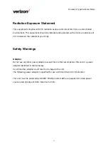 Preview for 3 page of Verizon LVM1 User Manual