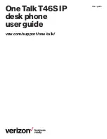 Предварительный просмотр 1 страницы Verizon One Talk T46S User Manual