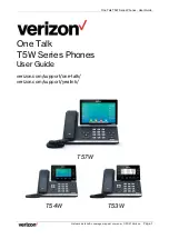 Verizon One Talk T54W User Manual preview