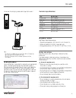 Preview for 4 page of Verizon One Talk W59VR User Manual