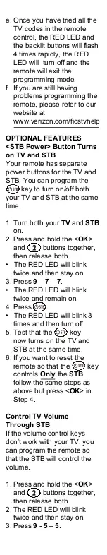 Preview for 7 page of Verizon P265v3 FiOS     TV User Manual