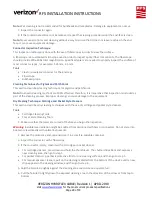 Preview for 28 page of Verizon RFS HYBRIFLEX HB078-U2S4 Series Installation Instructions Manual