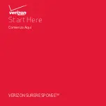 Verizon SureResponse Start Here Manual preview