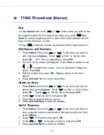 Preview for 28 page of Verizon T1960 User Manual