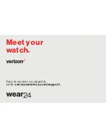 Verizon wear24 Manual предпросмотр