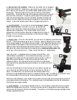 Preview for 2 page of VeriZoom Zero Gravity Rig Operating Instructions Manual