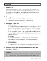 Preview for 4 page of Verkaufsgesellschaft FIT2-40 Installation And Operating Instructions Manual