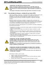 Preview for 23 page of Verlinde STAGEMAKER SL10 1004 M2 A D8+ Manual