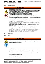 Preview for 24 page of Verlinde STAGEMAKER SL10 508 M2 A D8+ Manual